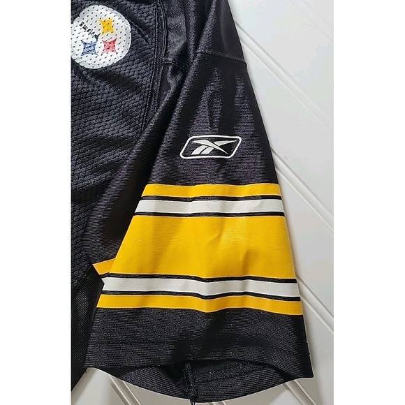 NFL Pittsburgh Steelers Ben Roethlisberger Football Jersey Youth‎ Large Reebok - Picture 5 of 9